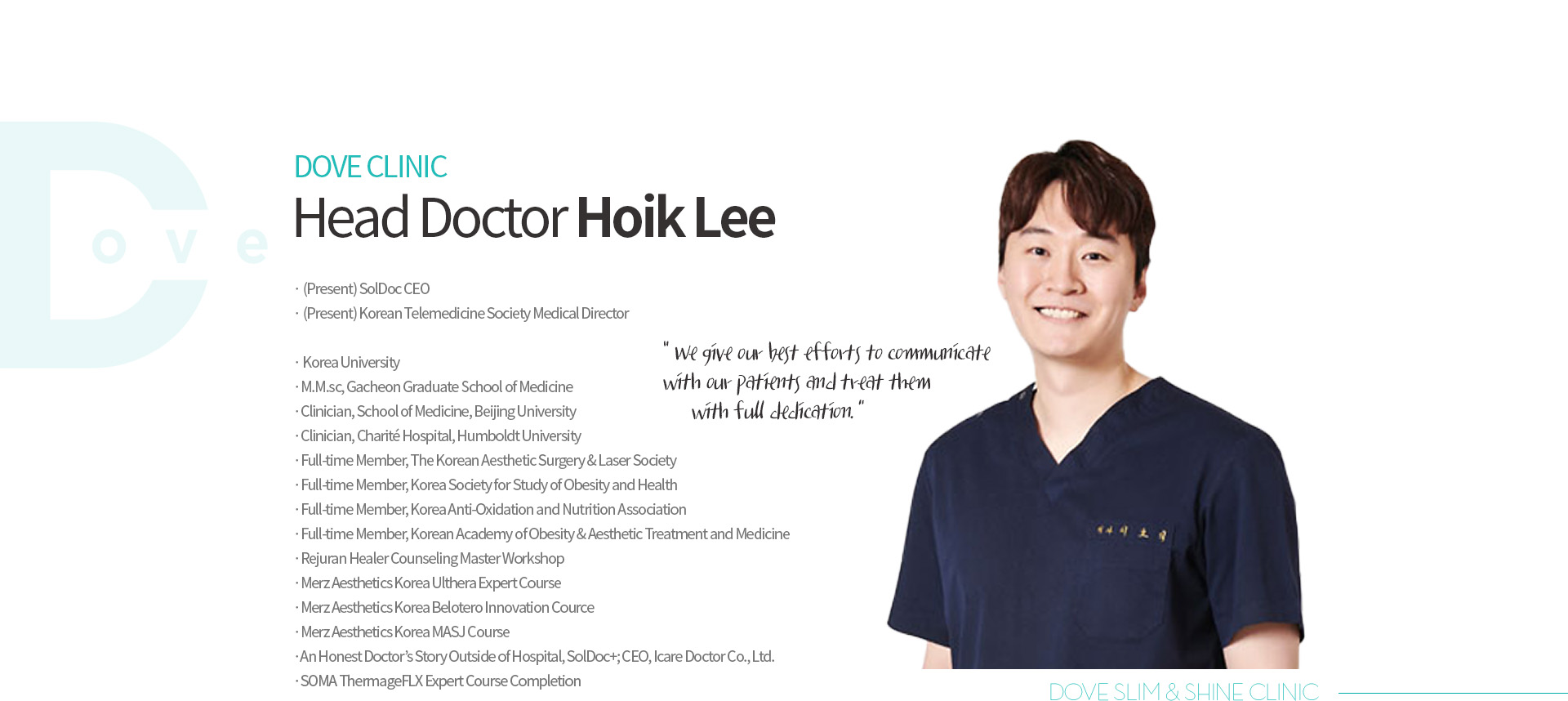 Head Doctor Hoik Lee